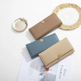 Pritty Style Women's Long Small Fresh Pu Wallet