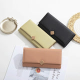 Pritty Style Women's Long Small Fresh Pu Wallet