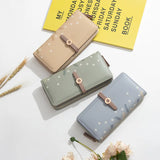 Small Fresh Printing Women's Purse Bag with Buckle