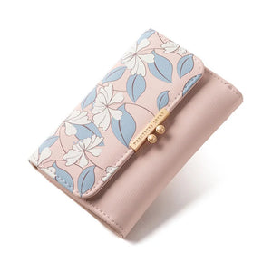 Pritty Small Fresh Wallet Women's Short Three Fold Lovely
