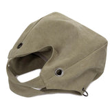100% Cotton Women Solid Canvas Shoulder Bag Large Tote Bags