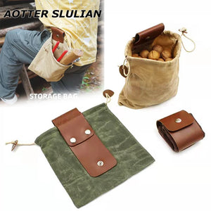 Portable Outdoor Fruit Pack Canvas Folding Bag