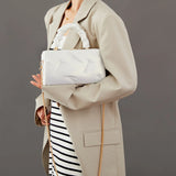Pu Leather Shoulder Bag Small Square Crossbody Handbag