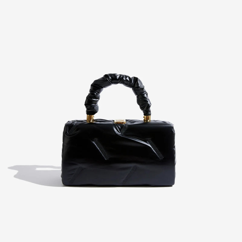 Pu Leather Shoulder Bag Small Square Crossbody Handbag