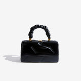 Pu Leather Shoulder Bag Small Square Crossbody Handbag