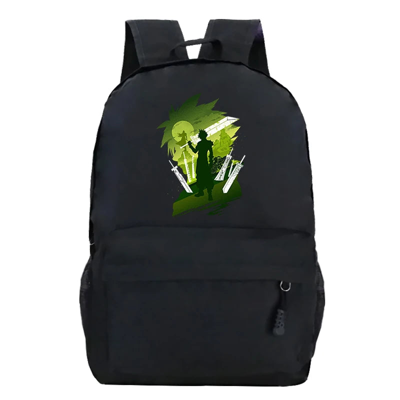 Zidane High Backpack Anime Children Schoolbag Manga Graphic School Bags