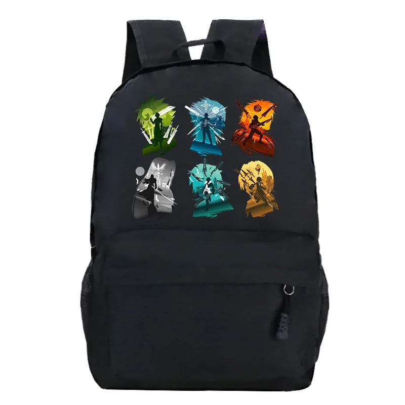 Zidane High Backpack Anime Children Schoolbag Manga Graphic School Bags