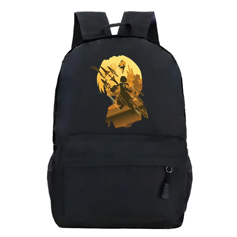 Zidane High Backpack Anime Children Schoolbag Manga Graphic School Bags