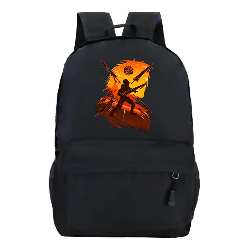 Zidane High Backpack Anime Children Schoolbag Manga Graphic School Bags