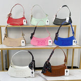 Women Handbags PU Leather Tote Shoulder Bags Scarf Ladies Purse