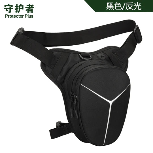 Reflective Motorcycle Riding Waist Bag Leg Bag Crossbody Bag