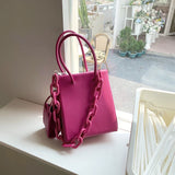 Pitaya Small Square Bag Acrylic Chain Portable Messenger Bags