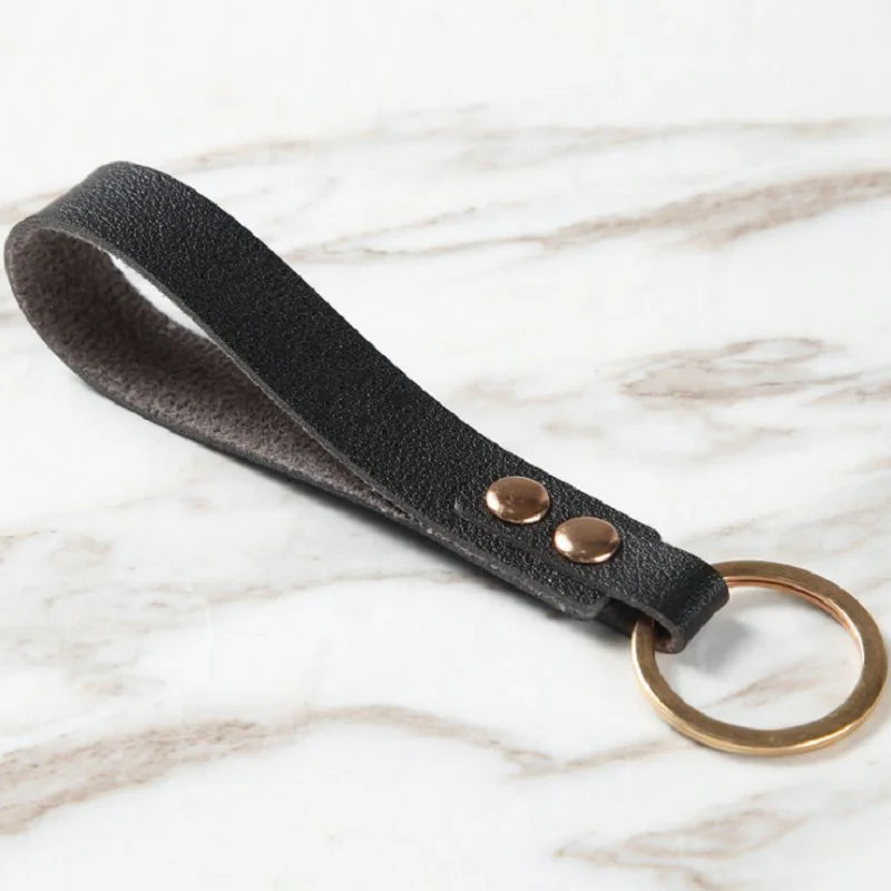 Female Leather Car Key Chain Gift Key Pendant