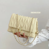 Crossbody Bags Women Lingge Chain Armpit Messenger Bag