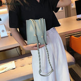 PU Leather Crossbody Bags for Women Weave Strap Shoulder Bag High Mini Phone Pur