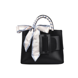 Vintage Solid Shoulder Bag for Women, PU Leather Handbag Totes