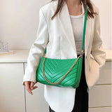 Quilted Crossbody Bag Chain Tote Purse for Women