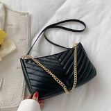 Quilted Crossbody Bag Chain Tote Purse for Women