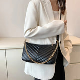 Quilted Crossbody Bag Chain Tote Purse for Women