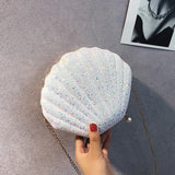 Shell Shape Mini Bag Chain Shoulder Bag for Women