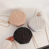 Shell Shape Mini Bag Chain Shoulder Bag for Women
