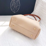 Women's Pu Leather Handbag Fashionable Tote Shoulder Bag