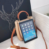 Women's Pu Leather Handbag Fashionable Tote Shoulder Bag