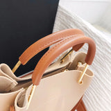Women's Pu Leather Handbag Fashionable Tote Shoulder Bag