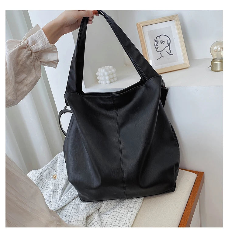 PU Leather Laptop Bag Handbags Famous Brands Women Shoulder Bag