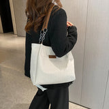 Women's PU Leather Shoulder Bag Large Tote Handbags