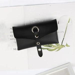 Large Capacity PU Leather Waist Bag Women Crossbody Mobile Phone Purse Clutch