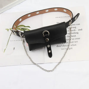 PU Leather Waist Bag Large Capacity Belt Bag Women Crossbody Waist Bags
