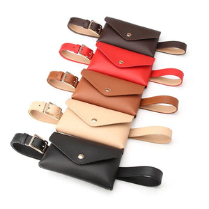 PU Leather Waist Bag Women Crossbody Belt Bag Mobile Phone Small Purse Clutch