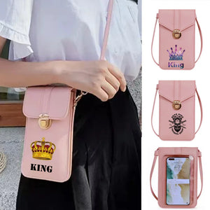 Touch Screen Mobile Phone Bag Women Messenger Bag