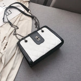 PU Leather Woman Shoulder Bag Chain Messenger Bags