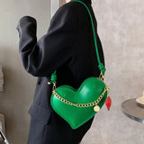 Heart Shaped Shoulder Bag for Women Love Tote Purse