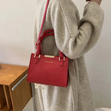 PU Leather Women's Small Handbag Tote Purse Female Messenger Bag