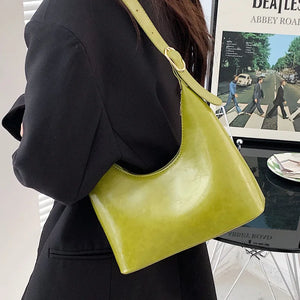 Pu Leather women Axillary bags ladies handbag female hobos Shoulder bag