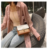 Pu Mini Square Bag Women Bags Chain Shoulder Bag Messenger Bag