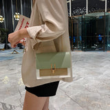 Pu Mini Square Bag Women Bags Chain Shoulder Bag Messenger Bag
