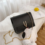 Pu Mini Square Bag Women Bags Chain Shoulder Bag Messenger Bag
