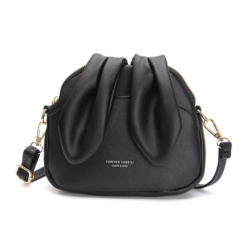 Fire Rabbit Ear Mini Shoulder Bag, Red Bucket Bag