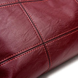 Soft PU Leather Women Handbag Shoulder Crossbody Top-handle Bag