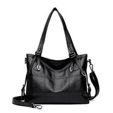 Soft PU Leather Women Handbag Shoulder Crossbody Top-handle Bag