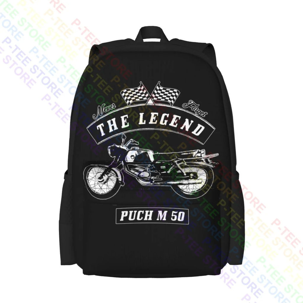 Puch M 50 Vintage Art Print Large Capacity Backpack