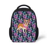 Pug Dog Women Mini Backpack for Teenage Girls Bulldog Casual Shoulders Bag