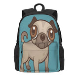 Pug Puppy Cartoon Backpacks Men's Backpacks Bags For Women