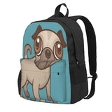 Pug Puppy Cartoon Backpacks Men's Backpacks Bags For Women