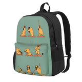 Pug Yoga 1 Backpacks Men Women Kids Bag
