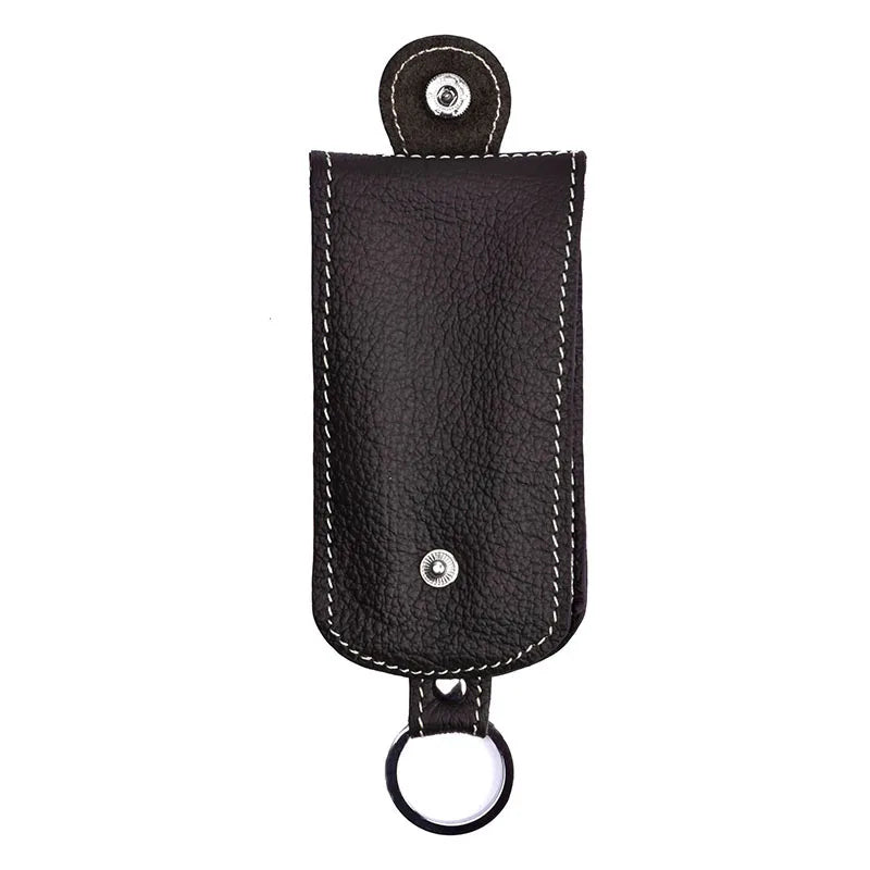 Leather Keychain Wallet Car Key Holder Organizer Case